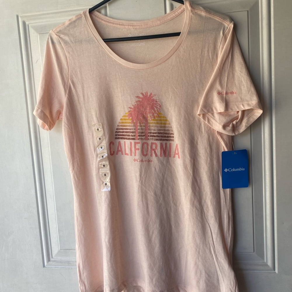Columbia Women's Pink California Graphic Tee